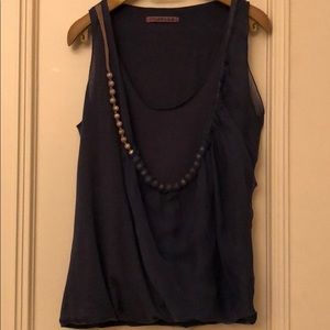 Velvet Sleeveless Top